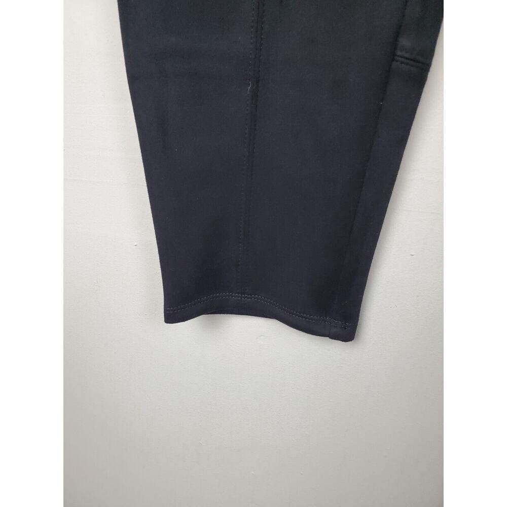 J. JILL 2X Women's Wearever‎ Collection Pants Plus Size Black Faux Suede Skinny - Picture 2 of 10